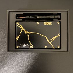 Ridge wallet Kintsugi black