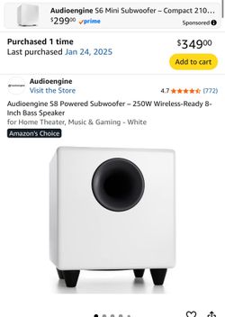 Audio engine subwoofer