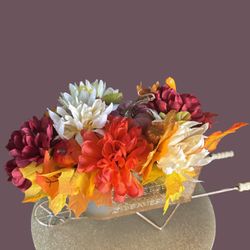 Thanksgiving Flower Arrangements#Artificial Flowers#Fall Bouquet#Fall Decor#Centrepiece#vases