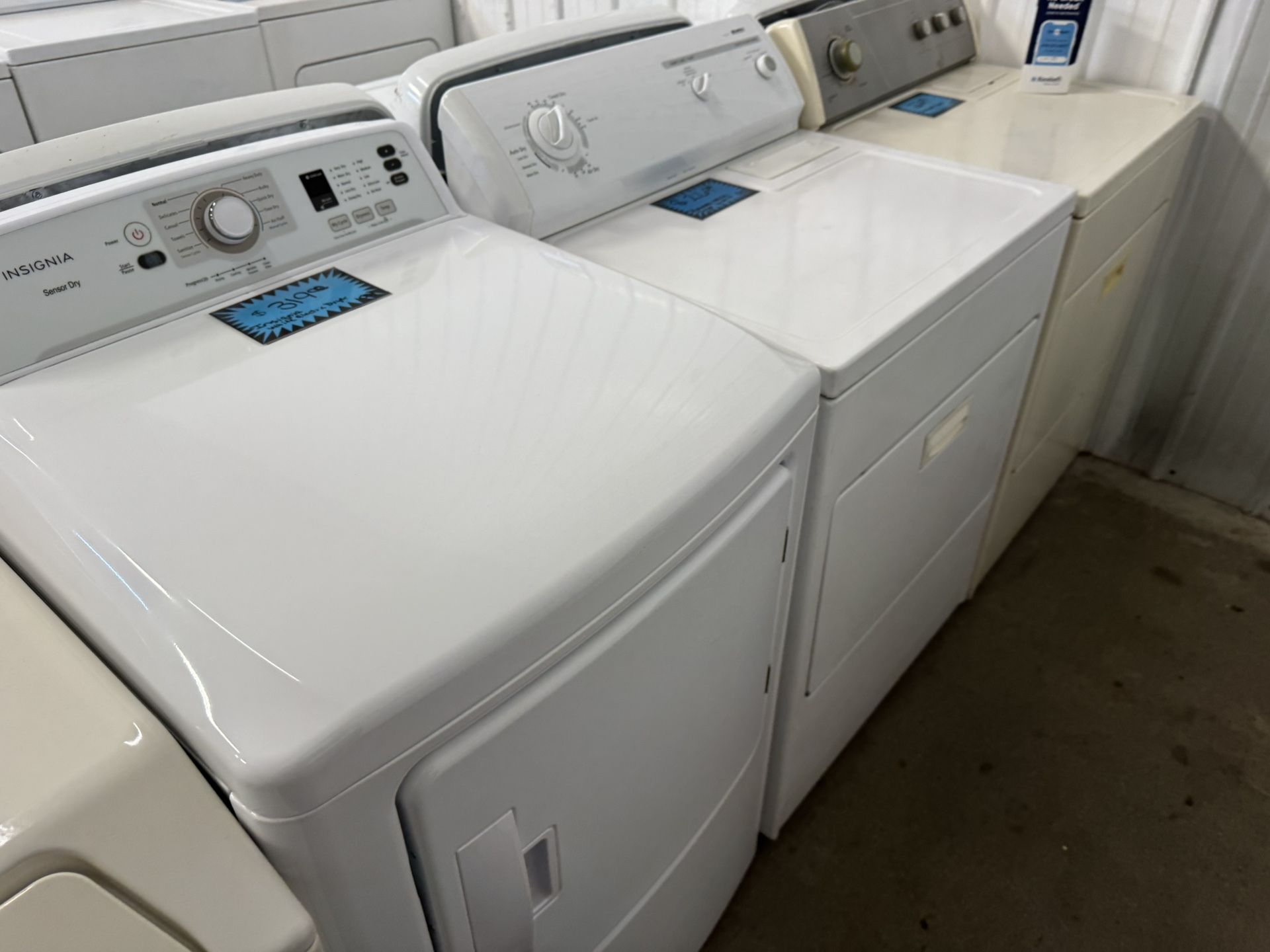 Huge Gas & Electric Dryer Sale