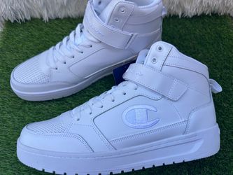Champion High-Top White Sneakers Size 13