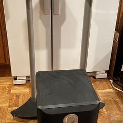 Energy 2.1 speaker system with metal stand