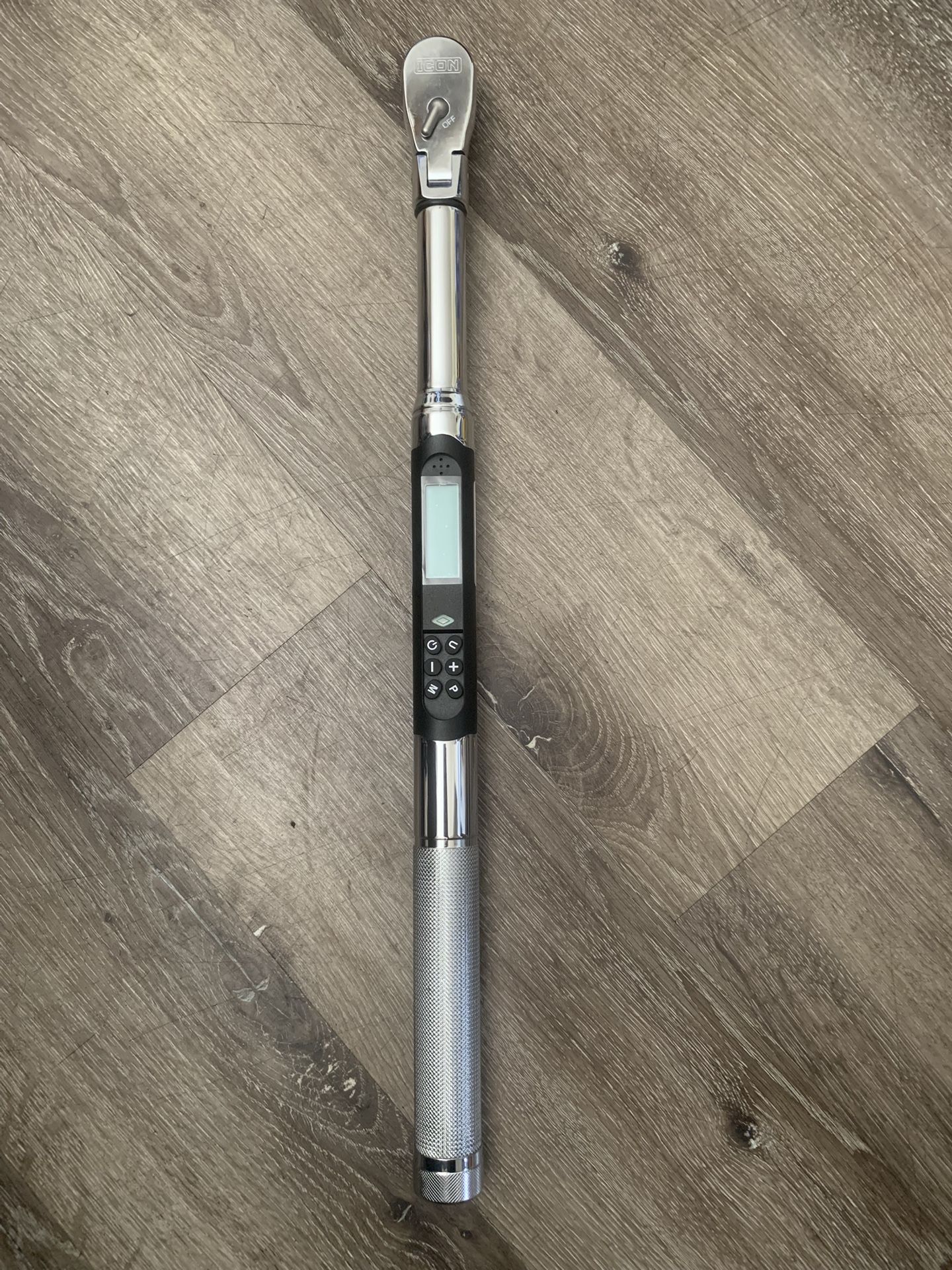 Icon 3/8 Flex Head Digital Angle Torque Wrench 5-100Ft Lb