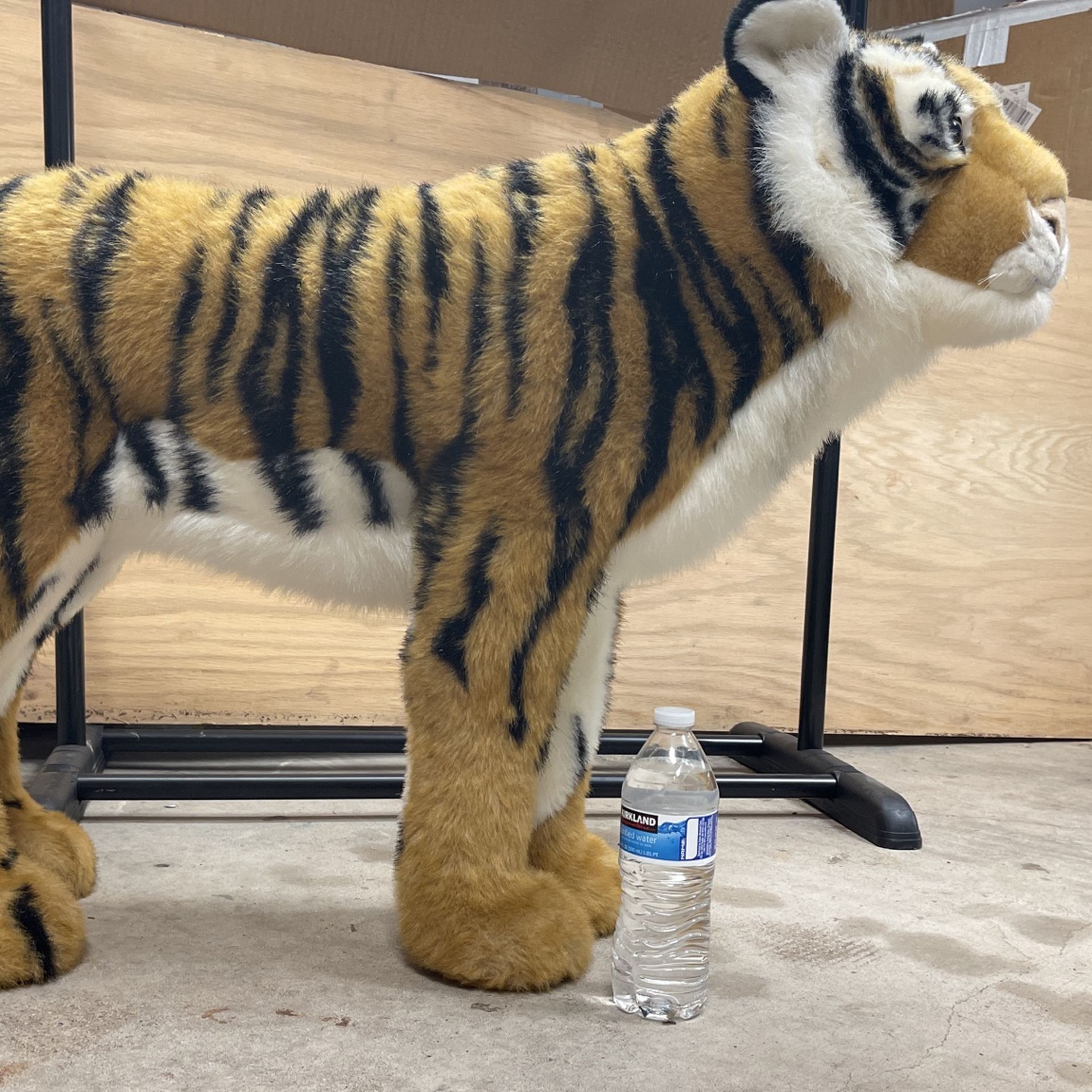 Life Size and Realistic Standing Plush Bengal TIGER -- NEW !