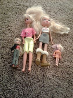 Dolls with clothes