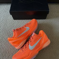 NEW Nike Zoom Kobe 6 Protro WNBA Total Orange (2025) Size 11.5