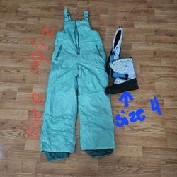Snow suit and boots
