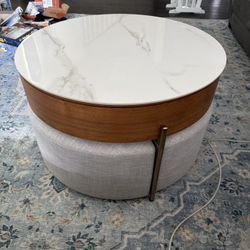 Round Table Top With Storage And 3 Seats