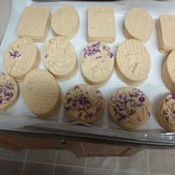 Homemade Cow And Goat Milk Soap 