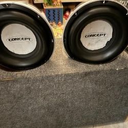 10 Inch Concept Subwoofers 