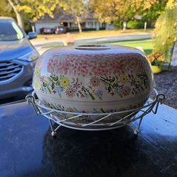 Temptations New Oval Casserole Dish W Lid And Storage Rack