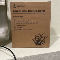 AUTOMAN-Garden-Hose-Nozzle,ABS Water Spray Nozzle with Heavy Duty