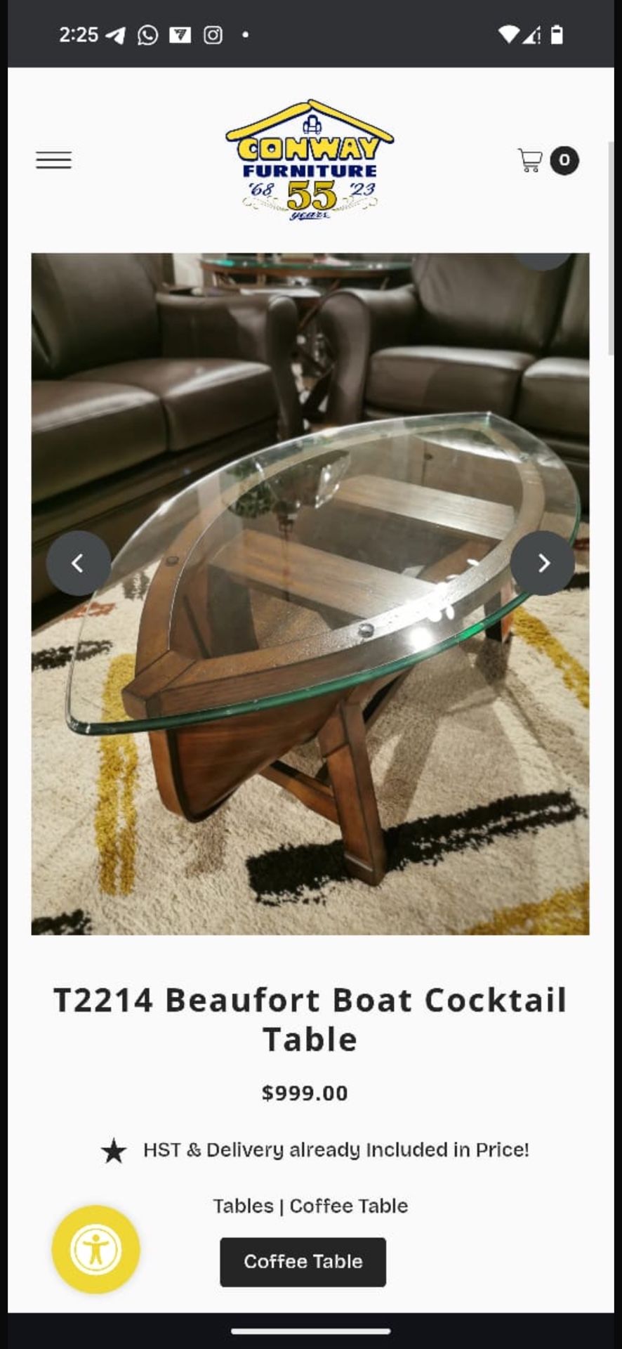 Unique Vintage Nautical Coffee Tables - Boat & Ship Wheel Design