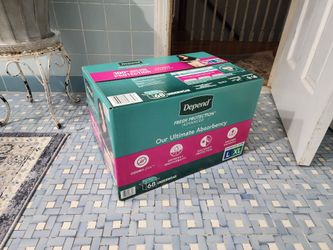 "Depend " Adolts Underwear Protection Size #XL One Box Brand New For Only $15