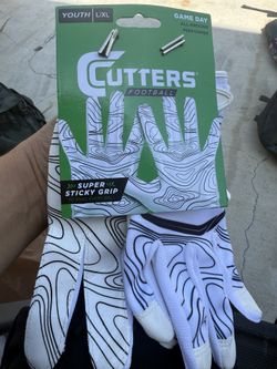 Cutters Football Youth L/XL Gloves