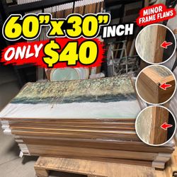 Clearance Framed Wall Art 60” x 30” - $40 Each | Original $169.99