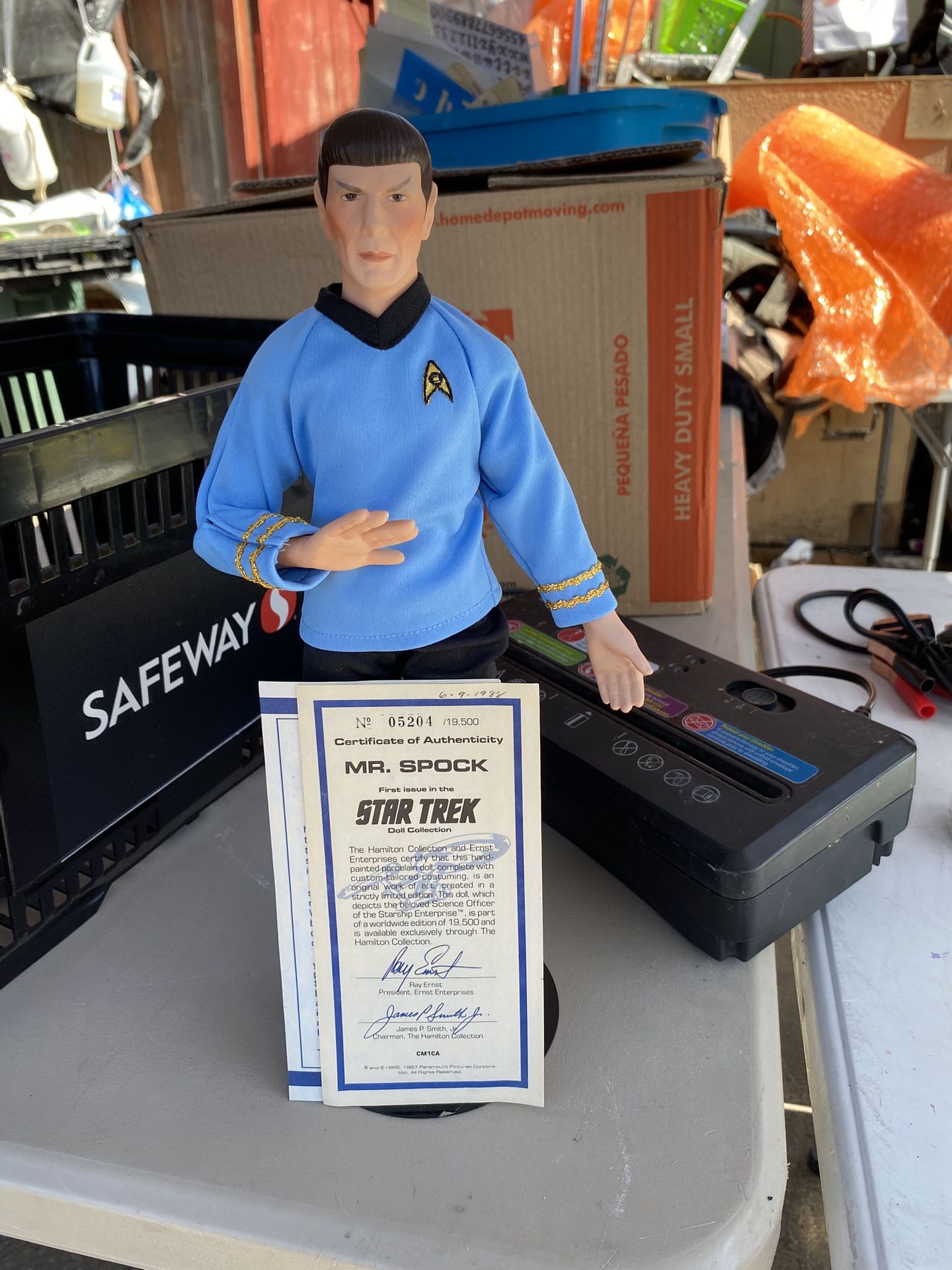 Star Trek doll collection, Mr. Spock