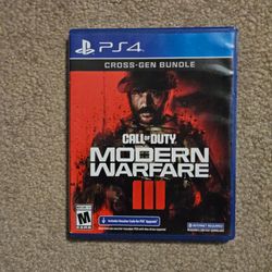 Playstation 4 & 5 / Cod modern warfare 3
