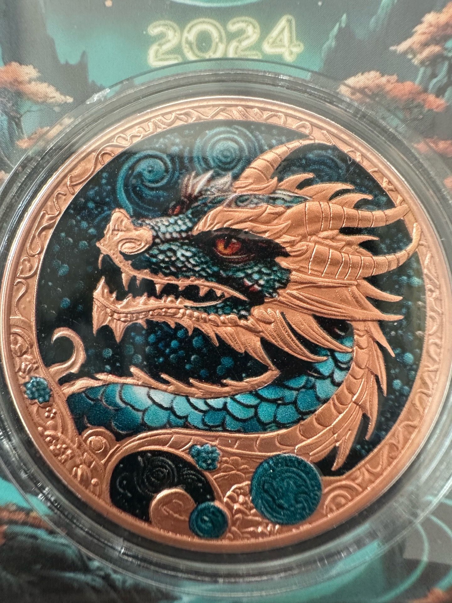 2024 Lunar dragon coin
