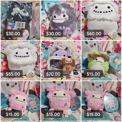 Multiple Plush For Sale 