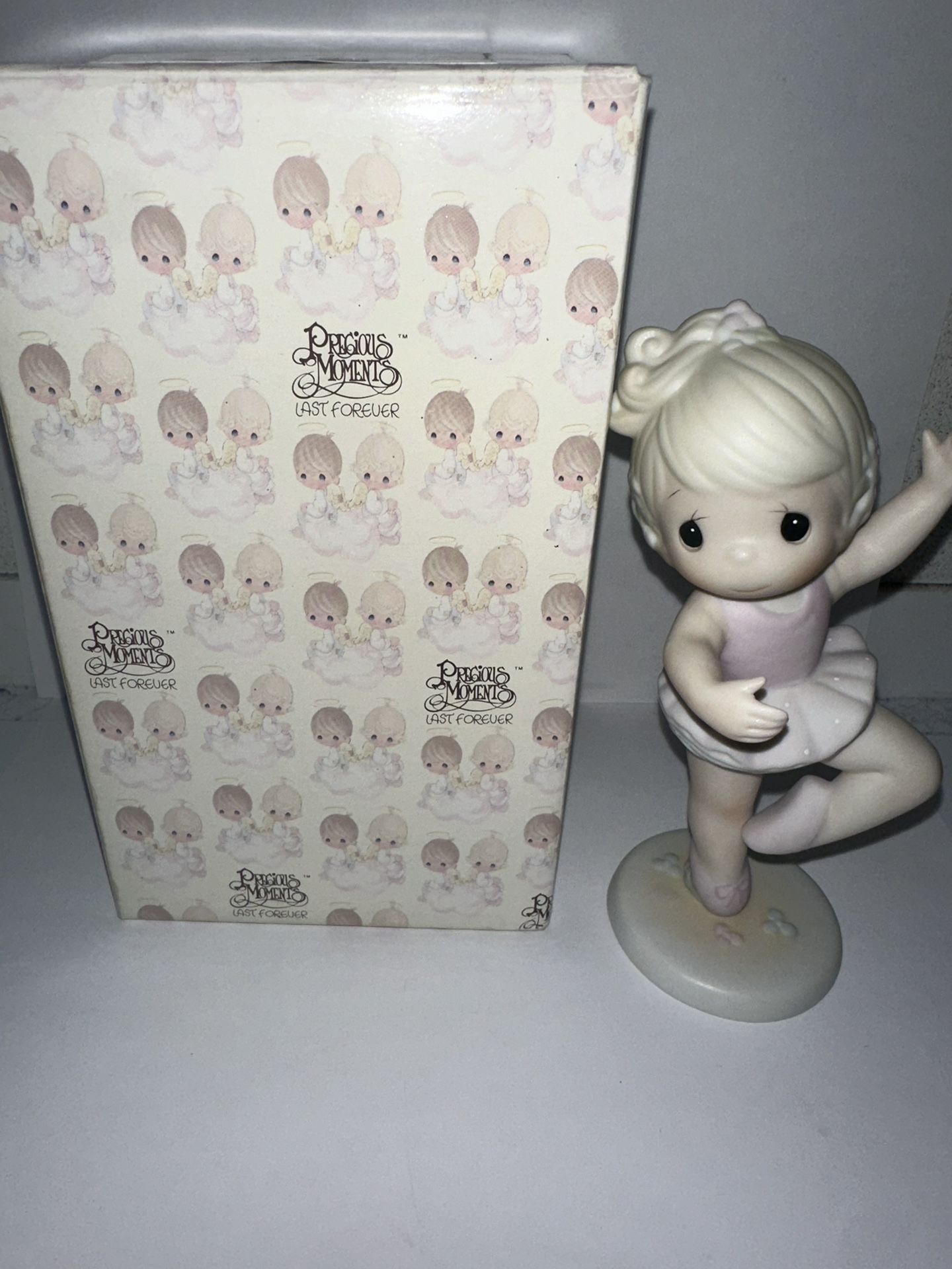 Vintage 1990 Precious Moments Ballerina “In The Spotlight of His Grace”
