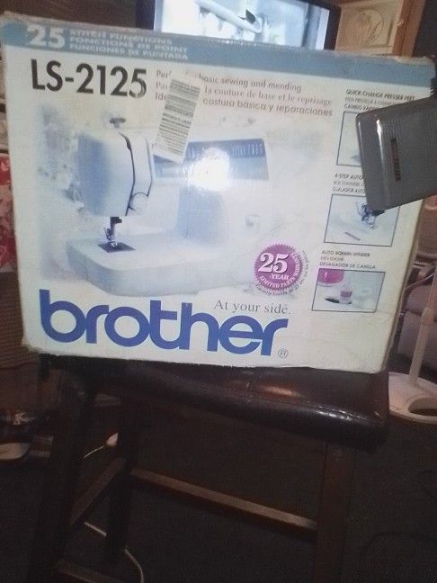 new sewing machine still in box