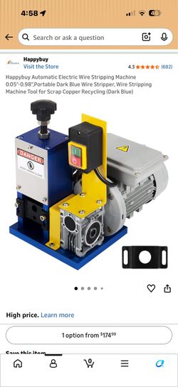 Automatic plug in wire stripper