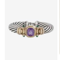 David  Yurman 14k And 925 Silver  10mm