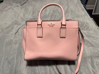 Kate Spade New York Pink Saffiano Leather Satchel