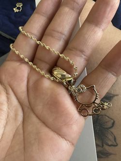 Cadena Con Dije Hello Kitty 