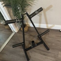 Olympic Weight Plate Tree Rack – Like New (Assembled)