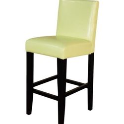 Monsoon Pacific Villa Faux Leather Counter Stool, Wax Green, Set of2