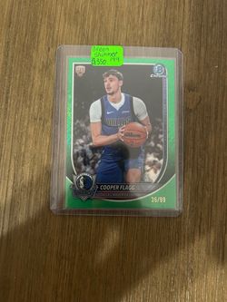 Cooper Flagg bowman chrome green shimmer rookie  /99