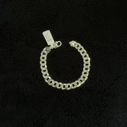 Brazalete de plata 925 9 inch