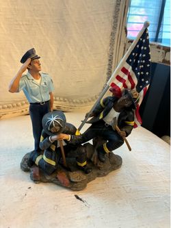 A hero’s salute figurine