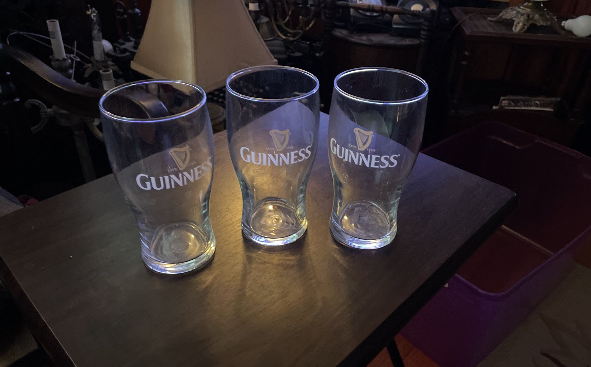 New Guinness Beer Glases