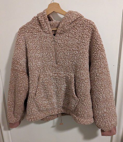 Love Tree Hooded Jacket With Kangaroo Pocket- Size Large - Very Good Condition!