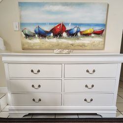 SOLID WOOD DRESSER 6 DRAWERS DELIVERY AVAILABLE 