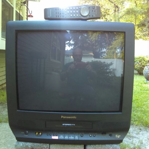 Panasonic Pv M58 Crt Tv Vhs Combo With Remote For Sale In Sicklerville Nj Offerup