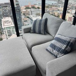 Couch Great Condition And Ottoman 