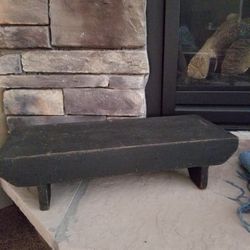Primitive Farmhouse Black Riser 22x9 by 5.5" tall