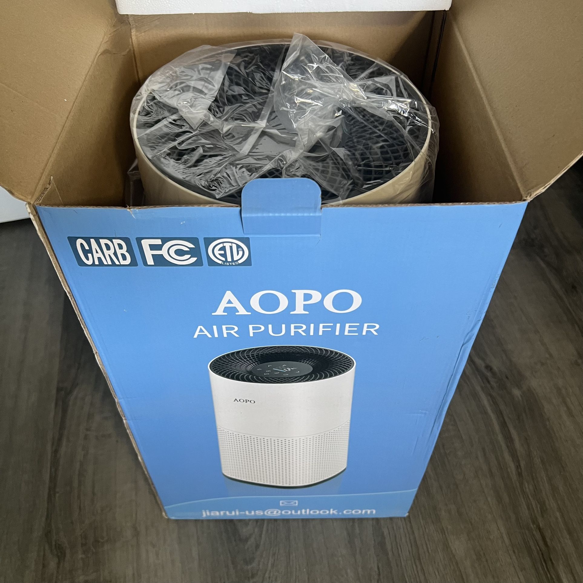 AOPO Air Purifier for Large Rooms, H13 HEPA Air Filter Cleaner for bedroom