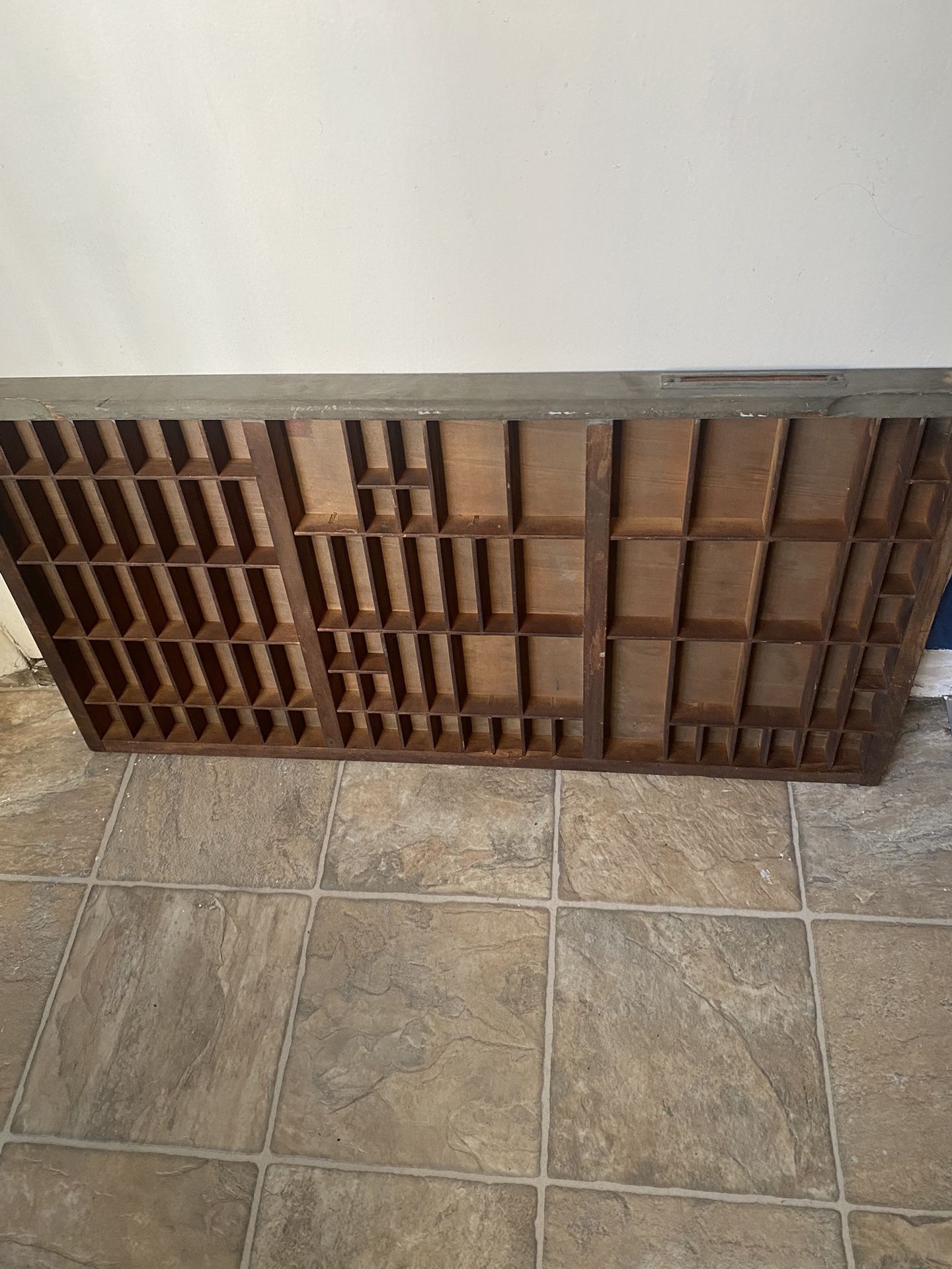 Vintage Printers Drawer, Letterpress Tray