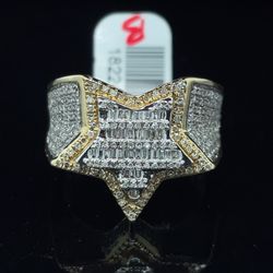10KT Yellow Gold Diamond Star Ring 11.35g 1.15CTW Size 10 182248/24
