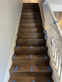 Vinyl Flooring And Baseboard 