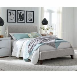 Upholstered King bedframe