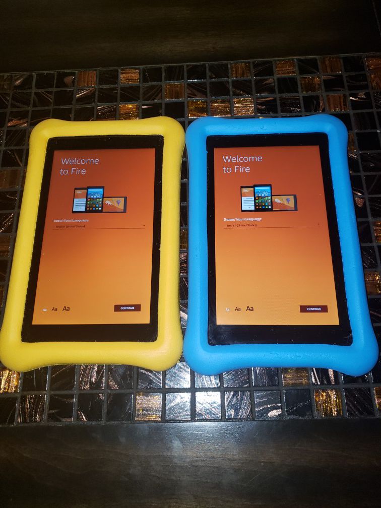 Amazon fire 7" 16gb 7 gen tablets