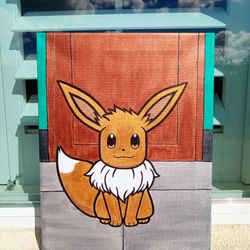 ⚡Pokémon Wall Art, Eevie, Anime Canvas⚡✨🎨🔥