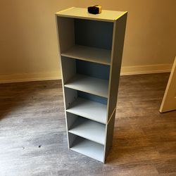 Light Blue Book Shelf