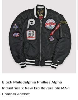 Philadelphia Phillies Alpha Industries Bomber Jacket 